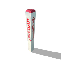 盾铁侠玻璃钢标志桩警示标桩120*120*800mm/根