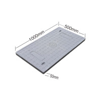 盾铁侠电缆盖板标识1000*500*50mm/块