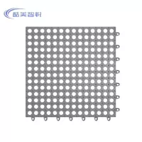 酷美智悦 浴室防滑垫灰色30*30*1.5cm(50片/箱) KM-BH231 箱