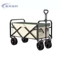 酷美智悦 户外露营车拖斗款米绿色100*51*98cm KM-BH447 台