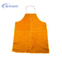 酷美智悦 电焊围裙60X90cm防火线*黄色 KM-FH280 条