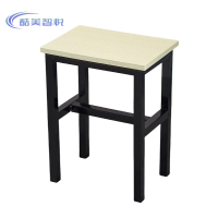 酷美智悦 直角边方凳白橡木色45*24*34cm KM-JZ348 个