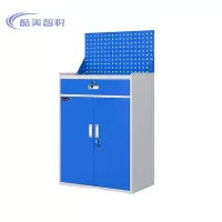 酷美智悦 重型工具柜单抽双开门带背网720*400*(840+390)mm KM-JZ398 个
