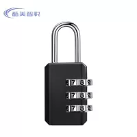 酷美智悦 小号密码锁黑色22*10*33mm KM-BH460 个
