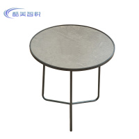 酷美智悦 仿岩板圆桌茶几60*60*60cm KM-JZ464 张