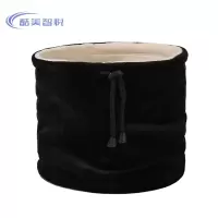 酷美智悦 加厚脖套139g黑色25*26cm KM-BH522 个