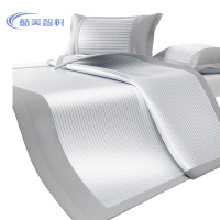 酷美智悦 冰丝凉席+1枕套90*195cm KM-FZ217 套