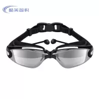 酷美智悦 电镀泳镜近视款(150-800度)带眼镜盒 KM-BH531 套