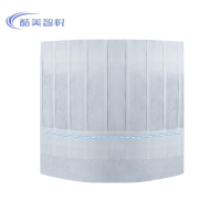 酷美智悦 无纺布厨师帽平顶高帽30*29cm20个 KM-JZ530 包