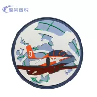 酷美智悦 长春航展纪念品橡胶章(红鹰机型) 11cm 个