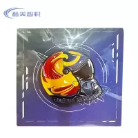 酷美智悦长春航展纪念品金属徽章(亮面头盔)8*8cm 个