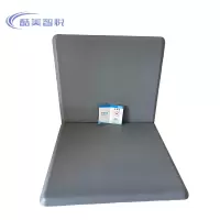 酷美智悦 PU等候椅坐垫含靠背灰色 KM-XS495 套