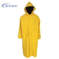酷美智悦 黄色连帽长款雨衣 KM-LY14 件