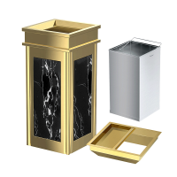 不锈钢垃圾桶 上开口