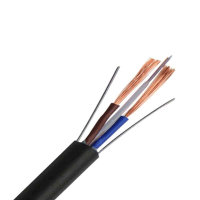 光纤光缆 8芯单模室外光电复合缆 GYXTW-8B1+RVV2*1.5 米