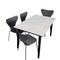 餐桌含四把餐椅 120*70*75cm