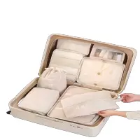 友鑫邦 旅行收纳袋行李箱衣服压缩收纳包羽绒服衣物分装袋旅游便携整理袋 个