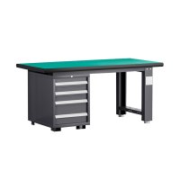 友鑫邦 重型工作台 1.5米单桌+落地四抽 台