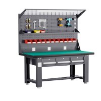 友鑫邦 防静电工作台 1.5米单桌+灯架 台