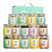 伊佳尚品 花草茶清凉礼盒(14罐) 1140g/盒