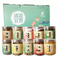伊佳尚品 花草茶清凉礼盒(10罐)760g/盒