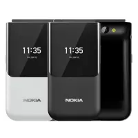 诺基亚2720 4G全网通翻盖按键迷你老年手机学生老人机 灰色和红色 拍下颜色备注