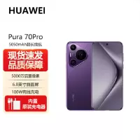 华为Pura 70 Pro 罗兰紫 12GB+1TB 新一代影像系统 100W超级快充 昆仑玻璃 120Hz刷新率 智能手机