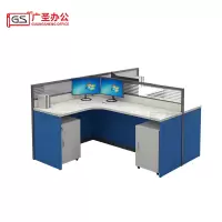 GS广圣 办公桌屏风工位卡座电脑桌 JH2217 张