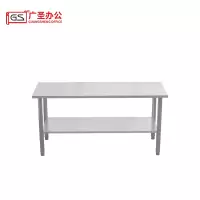 GS广圣 双层工作台不锈钢操作台 BG1008一张
