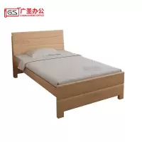 GS广圣实木床单人床宿舍床职工床1.2米 T0312A 张