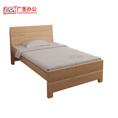 GS广圣实木床单人床宿舍床职工床1.2米 T0312A 张