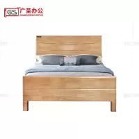 GS广圣实木床单人床职工宿舍床1.2米 T0312 张