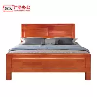 GS广圣实木床单人床职工宿舍床1米 T1211 张