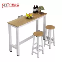 GS广圣 吧台桌餐桌长条桌高脚桌椅1桌2凳 CB19122 套