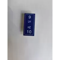 安全警示二柱端子铭牌 50x25x6mm个