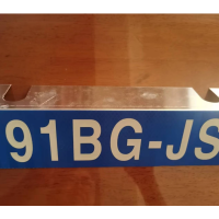 双体盒反光铭牌320X100mm个