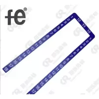 安全警示侧面端子号铭牌175X48X2mm个