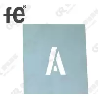 安全警示字模铭牌60X40mm个