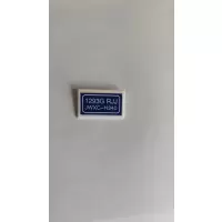 安全警示继电器铭牌45x25x4mm(注明:蓝色,红色)