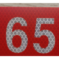 10米反光标志牌120X70mm个