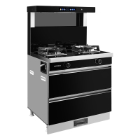 雅乐思集成灶XS3201X天然气 全进风 5.0KW大火力 智能语音 挥手体感 20立方吸力 100L容量-门店自装