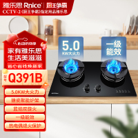 雅乐思燃气灶 Q391B液化气 4.5KW 全进风 不锈钢双旋流火盖 加厚底壳 仿铸铁哑光搪瓷炉架 一级能效 门店自装