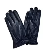 铁冠 黑色防寒A级女款羊皮手套 TGST-65 双