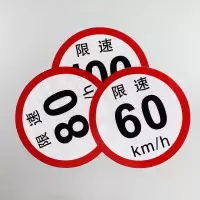 淮舜物资 限速贴 (支持定制) 单位张