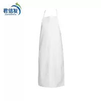 君信发-围裙-白色黑色防水-条