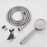 304不锈钢花洒喷头淋浴莲蓬头沐浴套装 花洒三件套B套餐 套