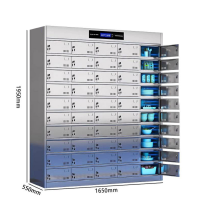 东都誉慧采 不锈钢消毒餐盘柜 50门 台