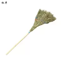 松丰小号木柄竹扫把多支扫院子扫帚工厂户外家用扫帚120cm*40cm把