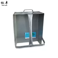 松丰(SONG FENG)加厚加大镀锌铁皮簸箕垃圾撮铁簸箕垃圾铲铁撮子48cmX32cmX23cm个