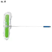 松丰尘推棉线平板拖把酒店家用拖布免手洗懒人宽平拖90cm*15cm 把